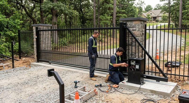Car Gate Installation in Alpharetta, GA