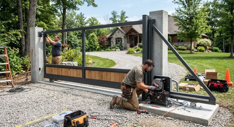 Automatic Gate Installation in Plano, TX