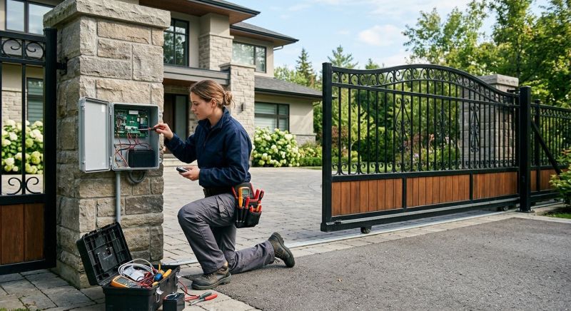 Electric Gate Installation in Rockville, MD