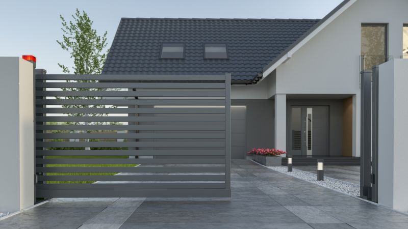 Motorized Gate Installation in Cary, NC