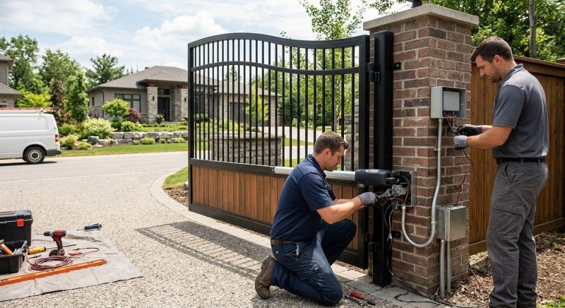 Remote Gate Installation in Cary, NC